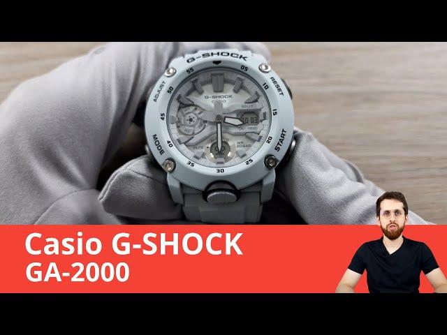 Настройка Casio G-Shock GA-2000 / Полный обзор всех функций