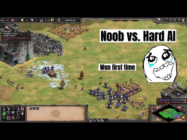 Age of Empires II  Definitive Edition | First Time Won against Hard AI