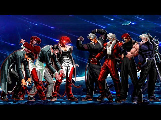 [KOF Mugen] Zombie Iori Yagami Team vs Rugal Team