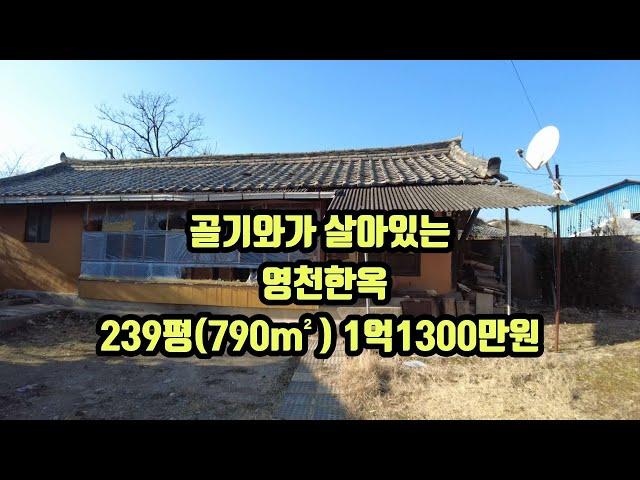 @경북땅지기 #영천부동산#영천토지#영천촌집#골기와가 살아있는 영천한옥집