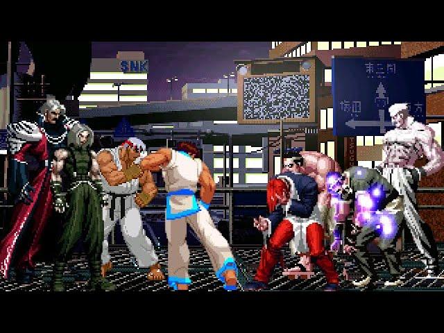 [KOF Mugen] Memorial | Omega Power Team vs Orochi Blood team [ 4vs4 ]