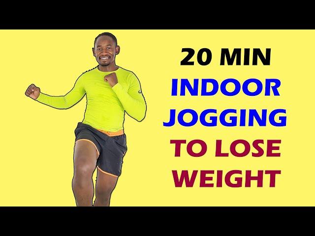 20 Minute Indoor Jogging Exercise to Lose Weight At Home