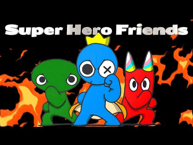 Super Hero Friends‼️Future of Rainbow Friends + Garten of Banban? Friendship Animation Compilation