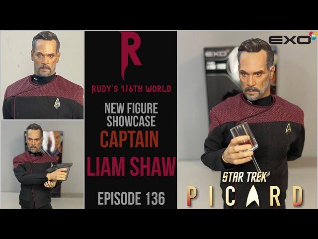 EXO-6: CAPTAIN LIAM SHAW (STAR TREK: PICARD SEASON 3): NEW FIGURE SHOWCASE (EP. 136) #exo6 #hottoys