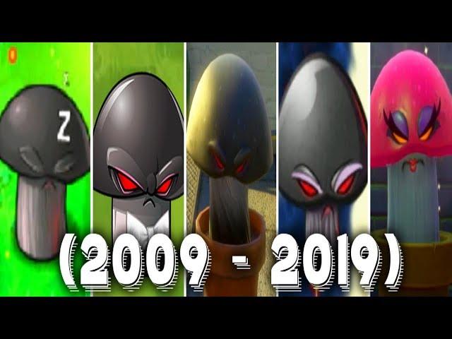 Evolution of Doom-shroom | PVZ GW 2, PvZGW 1, PVZ, PvZ Heroes, PvZ All Stars (2009 - 2019)