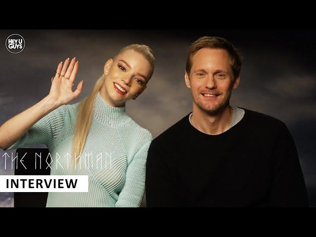 Anya Taylor Joy & Alexander Skarsgård Interview - The Northman Bonus Interview