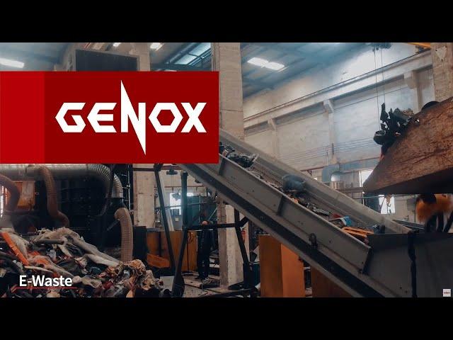 Largest E-waste Shredder Machine | WEEE Recycling Line | Shredder Manufacturer - Genox