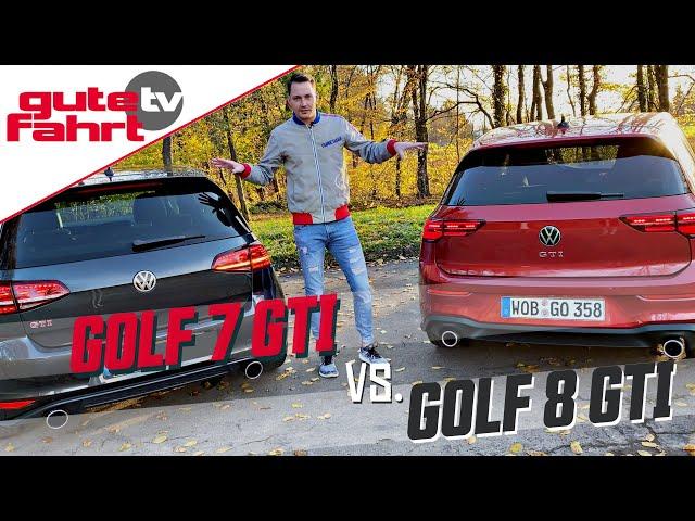 VW Golf 7 GTI vs. Golf 8 GTI: Ist die neue Generation tatsächlich besser? Vergleich | Test | Review