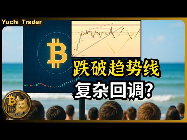 BTC 跌破趋势线，进入复杂回调了？比特币行情分析(BTC/ETH/比特币/以太坊/bitcoin/ethereum行情分析)