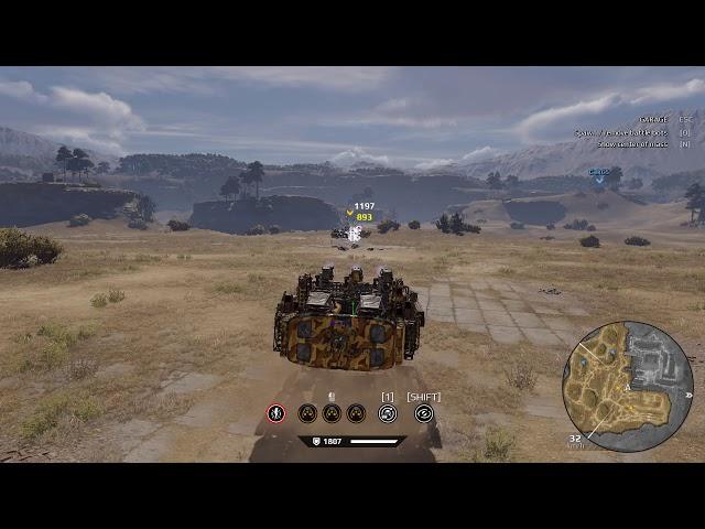 [Crossout] Helios firerate with power unit