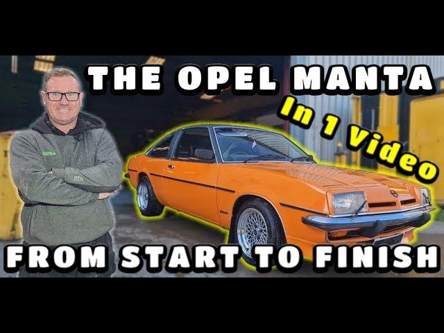 Opel Manta full restoration in One Video