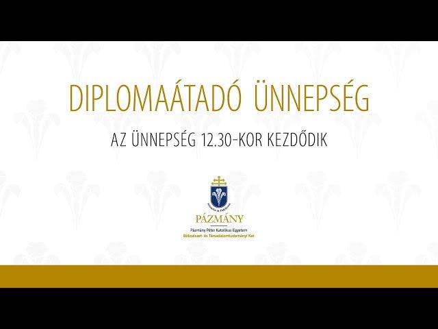 2023-07-25 12.30 - PPKE BTK Diplomaátadó a Szent István Bazilikában