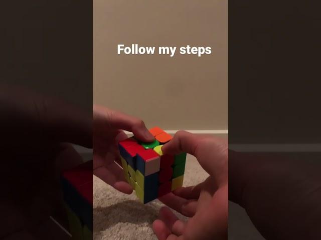 How to solve Rubik’s cube in 1 second illusion #shorts #pinkvenom