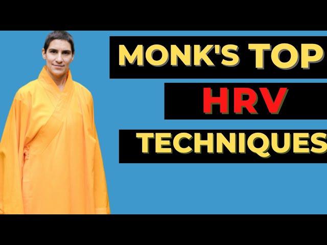 Improve your HRV, Breathing, Meditation, Vagus Nerve with Techniques from a Monk