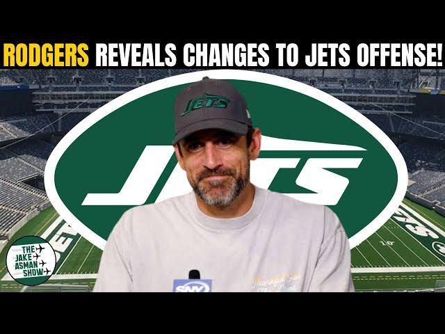 Reacting to New York Jets QB Aaron Rodgers REVEALING a Major Change to Jets offense!