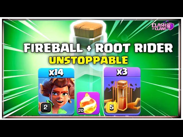 14 Mass Root Rider + Fire Ball = UNSTOPPABLE!!! TH15 Attack Strategy | Clash of Clans