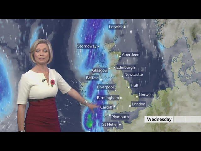 Sarah Keith-Lucas - BBC Weather 09/11/2020 - HD