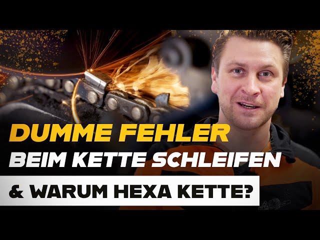 Vermeide diese Fehler! - Tipps und Tricks zum Kette schleifen (inkl. Stihl Hexa Kette)