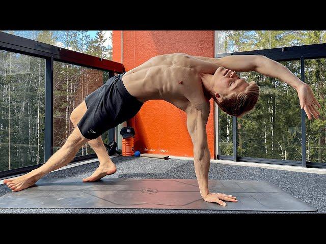 30 Minute Intermediate Vinyasa Yoga Flow For Strength | Yoga with George