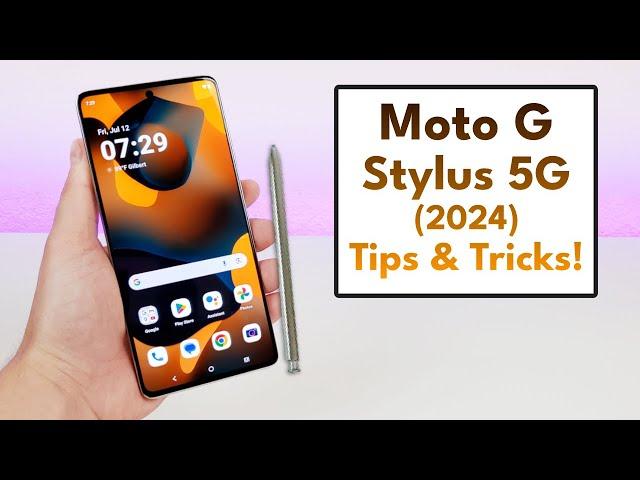 Moto G Stylus 5G (2024) - Tips and Tricks! (Hidden Features)