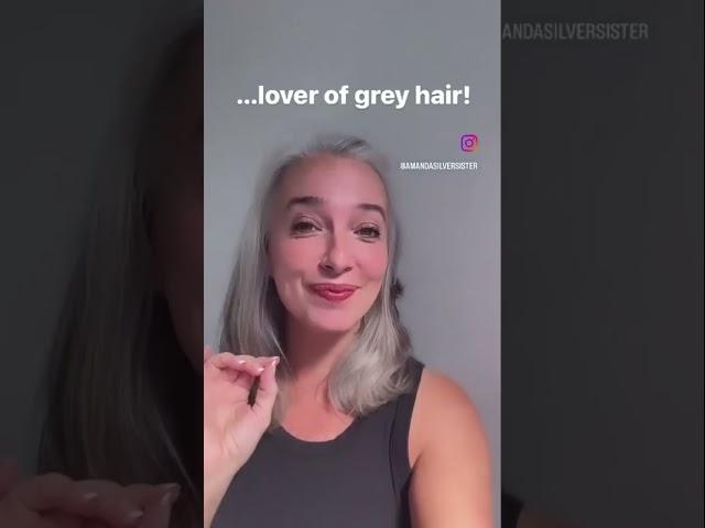 I am a lover of grey hair! #haircolor #grayhair #hair