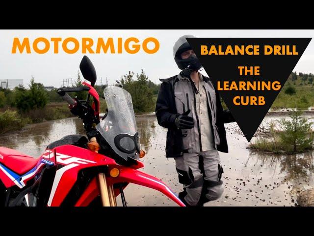 Honda CRF300L Rally: The Learning Curb Handling Drill