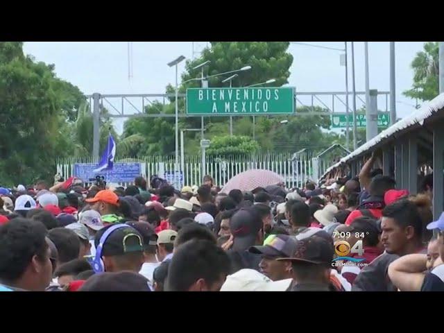 Migrants Reach Mexico Border