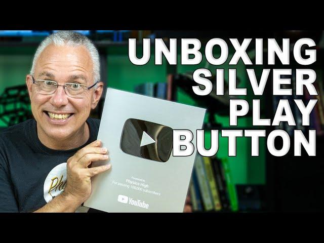 SILVER PLAY BUTTON! - My 100k Creator Award Unboxing