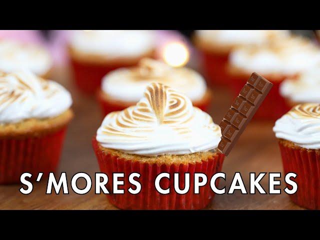 Decadent S'mores Cupcakes Recipe – A Campfire Classic Turned Cupcake!