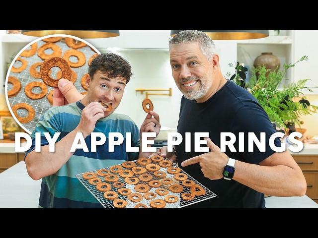 make apple pie rings with shaun + dakota