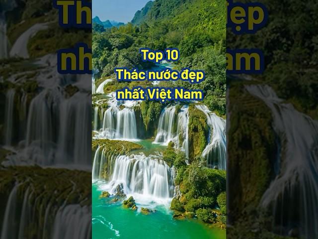 Top 10 thác nước đẹp nhất Việt Nam | Bạch Hoàng Travel #travel #dulich #tourism #thac #waterfalls
