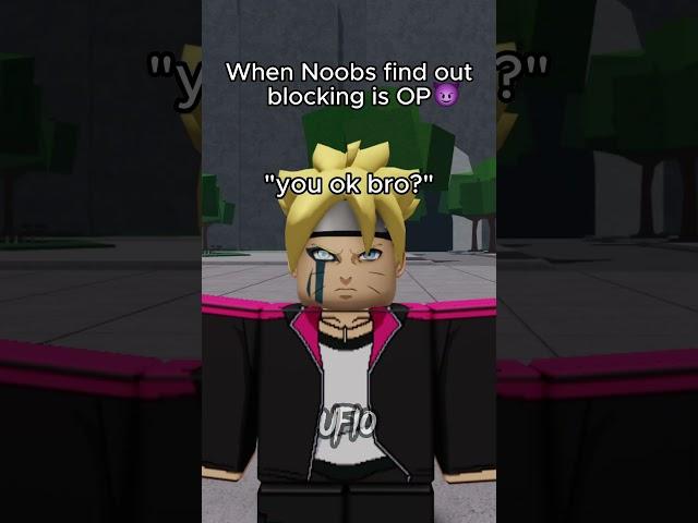 When Noobs find out about Blocking in ROBLOX Saitama Battlegrounds