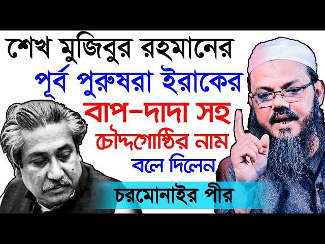 বঙ্গবন্ধু কি তাহলে বাংলাদেশী নয় ? তিনি আস্তিক নাকি নাস্তিক | একি বললেন চরমোনাই পীর | Chormonai pir