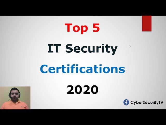 Top IT Security Certificate 2020 | CyberSecurityTV