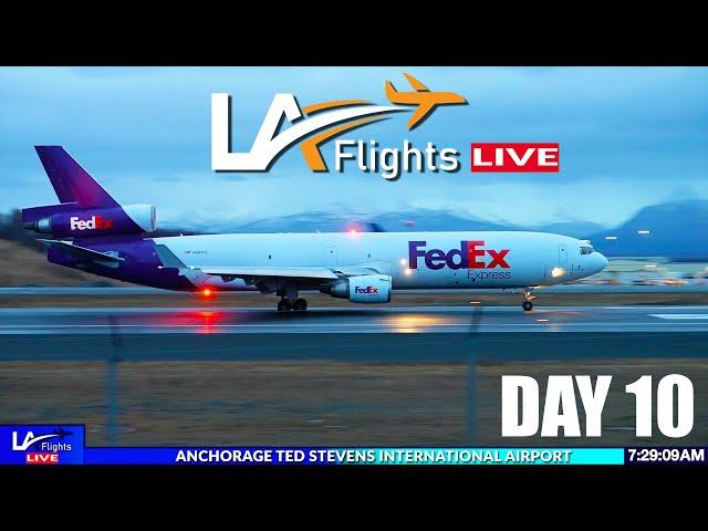 LIVE ANCHORAGE (ANC) TED STEVEN'S INTERNATIONAL AIRPORT | Alaska Plane Spotting | March 6, 2025