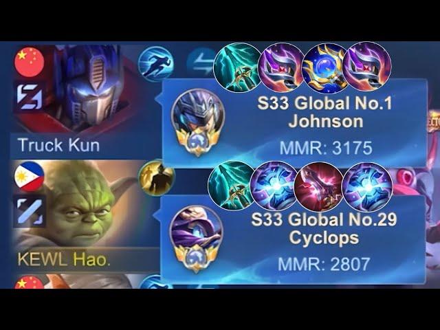 WHEN TWO REAL TOP GLOBAL MET IN RANKED GAME!!(Totally insane) - Mobile Legends