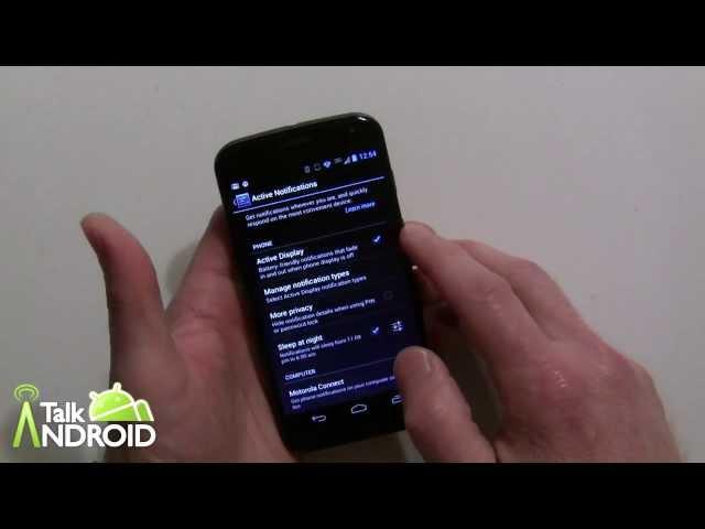 How to setup and use Active Display notifications on the Moto X