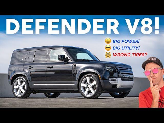 Does a Pavement Focused Defender Make Sense? 2025 Land Rover Defender 110 V8 Review!