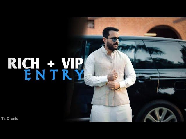 Vip + Rich Entry In [4k,60Fps]|Saif Ali Khan entry|Attitude status