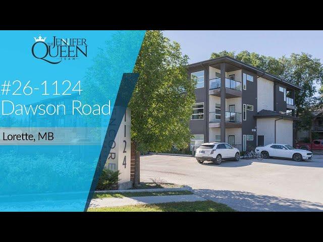 #26-1124 Dawson Rd, Lorette, MB $179,900 Jennifer Queen - Winnipeg Realtor with RE/MAX Professionals