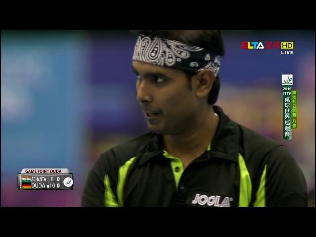 2016 Austrian Open (MS-QF) ACHANTA Sharath Kamal - DUDA Benedikt [Full Match/Chinese|HD1080p]