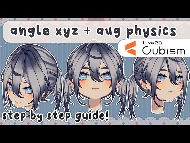 【 head angles xyz rig + easy aug physics 】live2d step by step guide