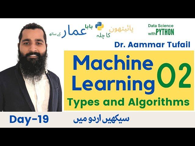 39- Types of Machine Learning and its Algorithms-(Day-19)