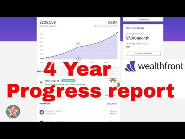 Wealthfront 4 year investment & Cash account update and Review