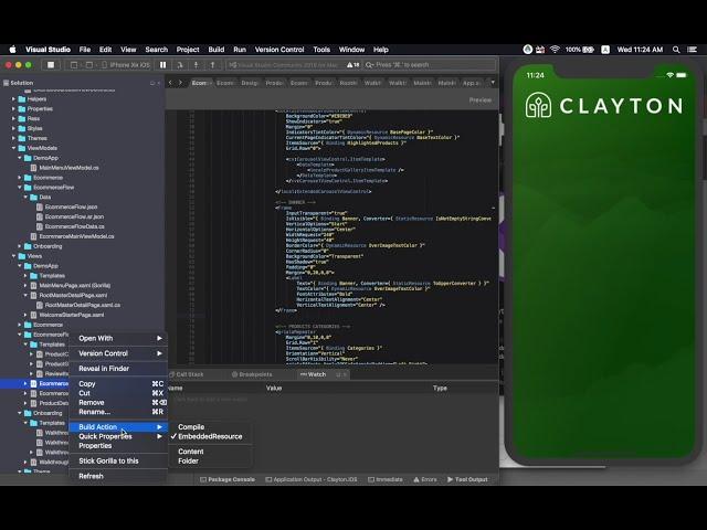 Xamarin Blog - Grial UI Kit - Second round of tweaks of the Clayton Tea app