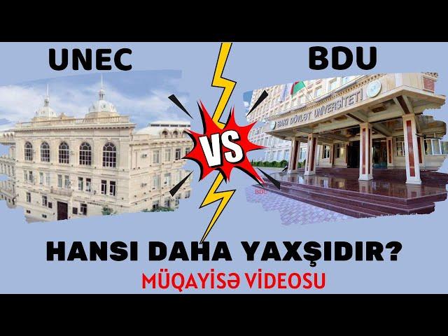 Bakı Dövlət Universiteti vs İqtisad Universiteti (BDU vs UNEC)