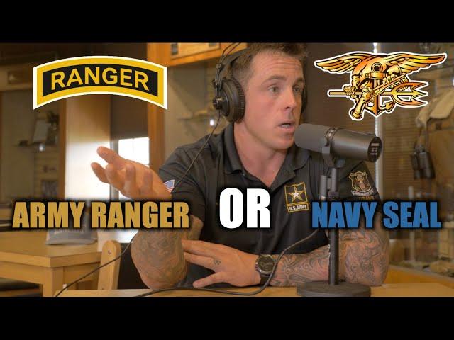 Army Ranger OR Navy SEALs? Why Mike Widdick joined the Army!