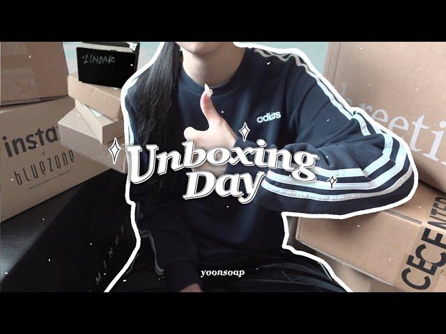 [SUB] ⸍｡ unboxing day ﾟ⋆ spring clothes, accessories, phone case, bags, Instax camera and more!
