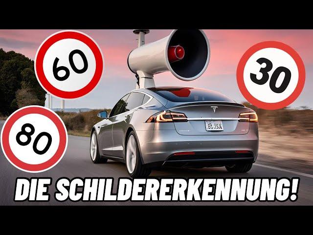 Tesla Model Y: Verkehrsschilder Erkennung in Perfektion! Mit Tempo 100 durch die Siedlung!