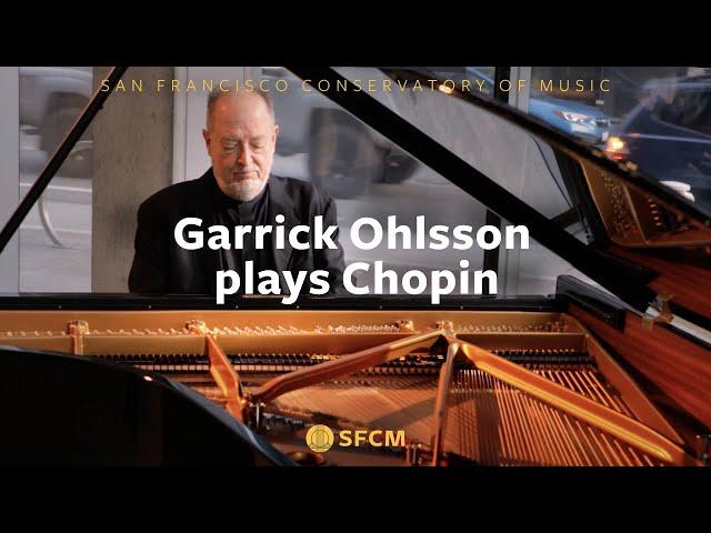 Garrick Ohlsson | Frédéric Chopin "Fantaisie in F Minor Op. 49" | SFCM